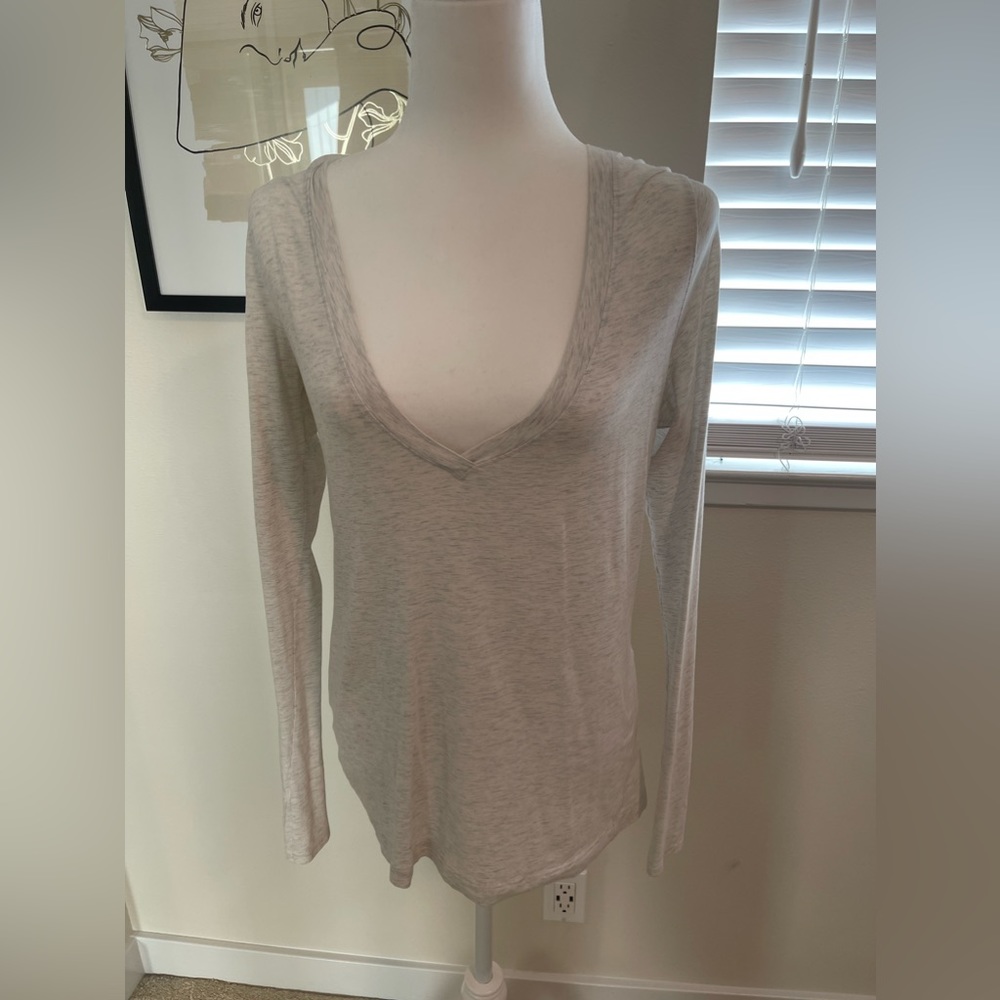 Lululemon V Neck Long Sleeve Shirt